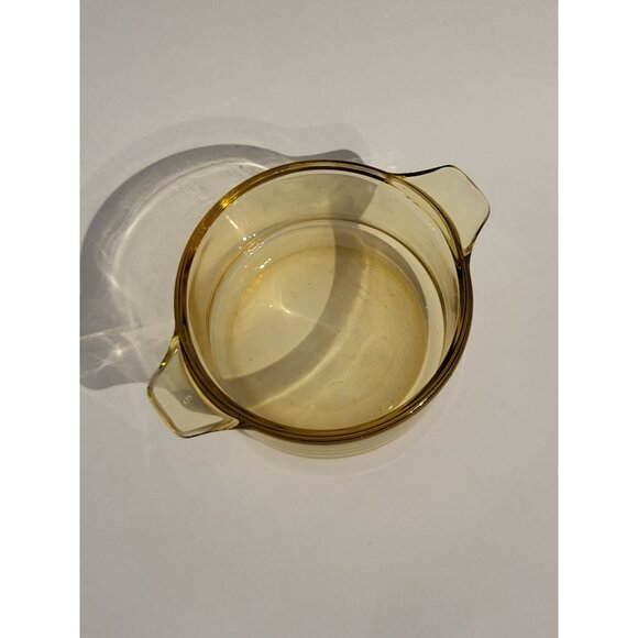 LOT OF 6 Vintage Amber Yellow Dynaware Pyr-O-Rey Small Casserole Dishes Bowls - Picture 9 of 11